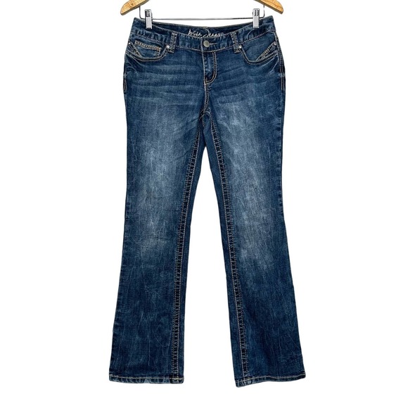 Ariya Denim - Ariya Zurich Bootcut Blue Jean Womens 9/10 (M 31x31) Button Flap Pocket 31938